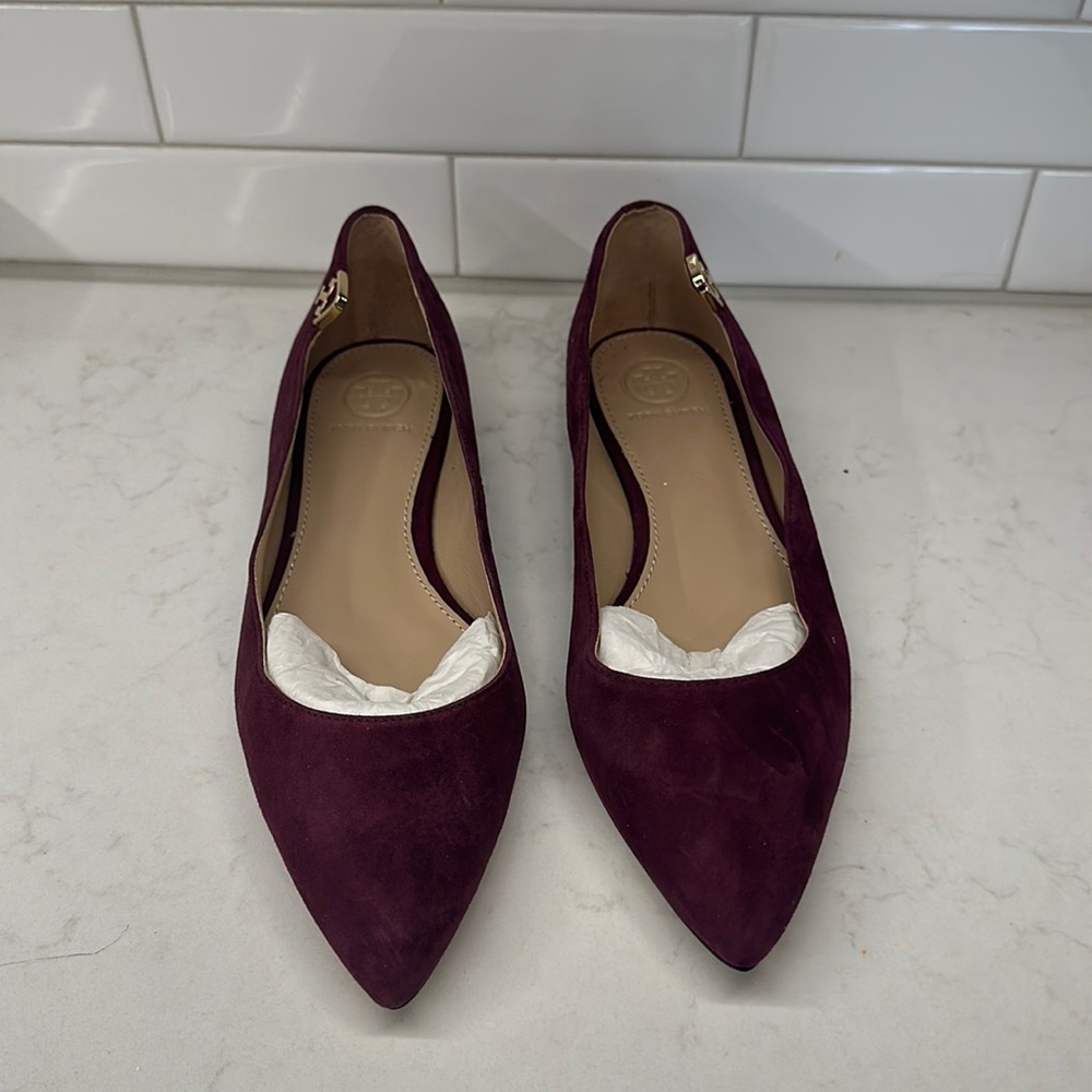 Tory Burch Elizabeth Suede Flats